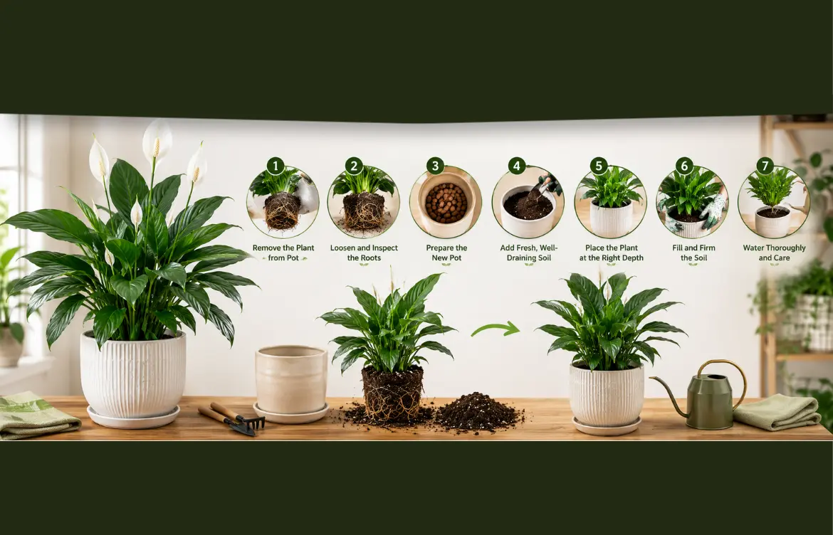 Repotting a Peace Lily: Complete Step-by-Step Guide for Healthy Growth