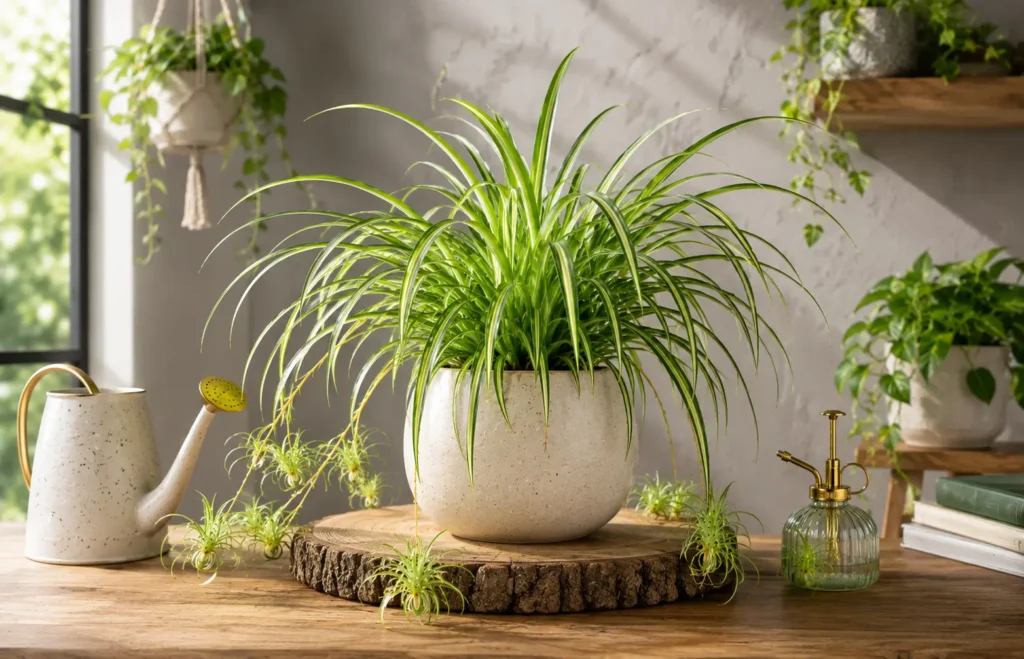 Spider Plant Care Guide: Light, Soil, Feeding, Propagation, and Repotting