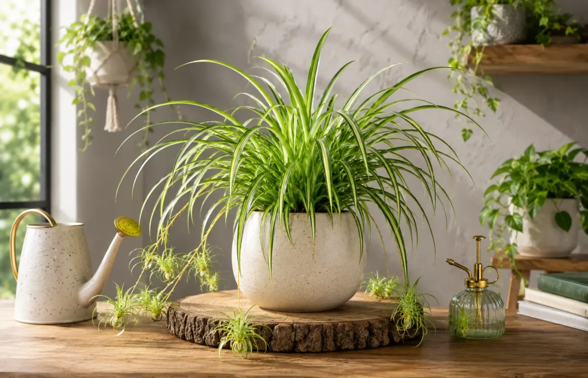 Spider Plant Care Guide: Light, Soil, Feeding, Propagation, and Repotting