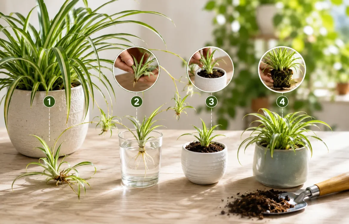 Spider Plant Propagation: 4 Easy Methods to Grow New Spider Plants Successfully