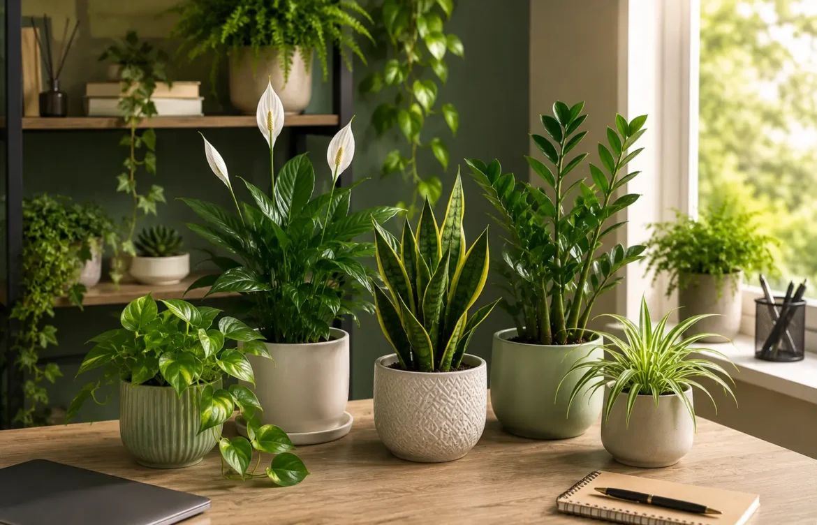 Air-Purifying Low Light Plants for Home or Office
